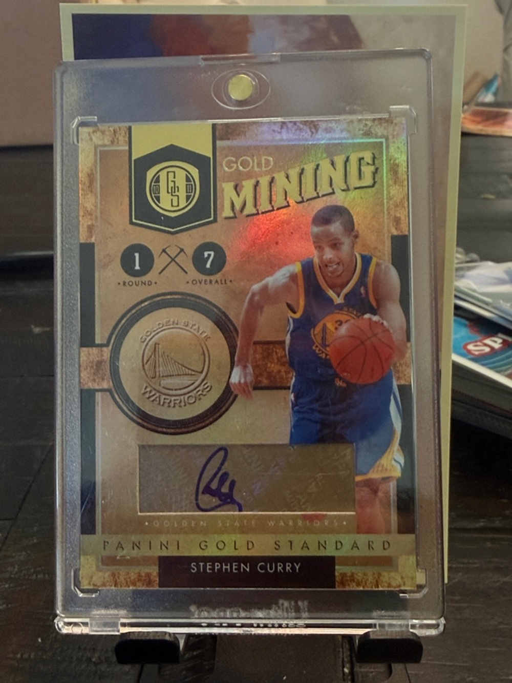 2010-11 Stephen Curry Panini Gold Standard #9 Gold Mining AUTO /99
